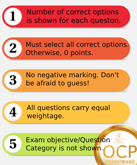 OCP Java Exam FAQ